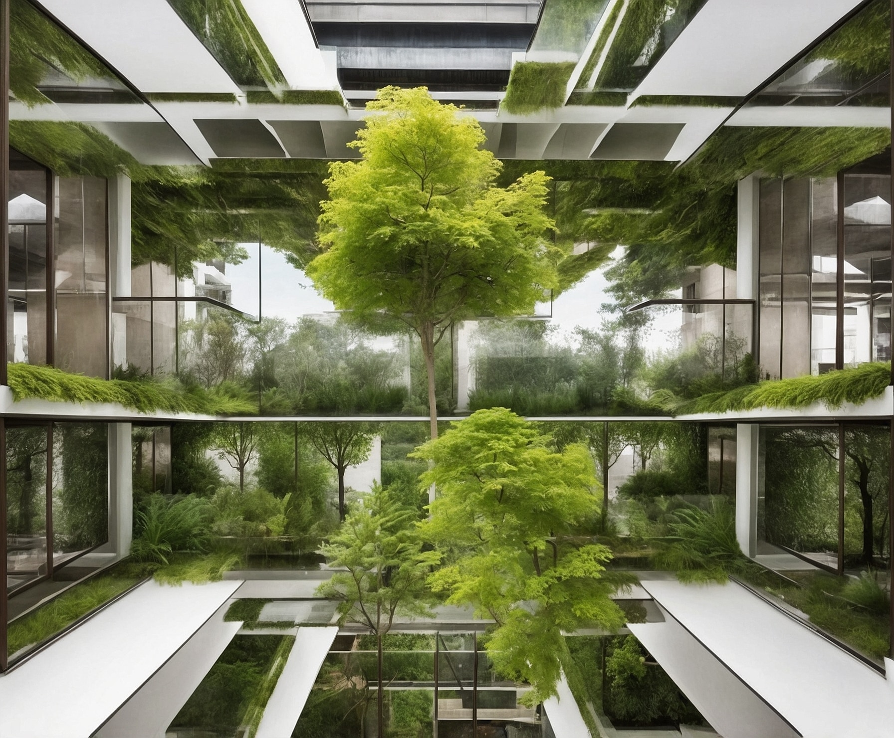 Bosque comestible urbano con permacultura
