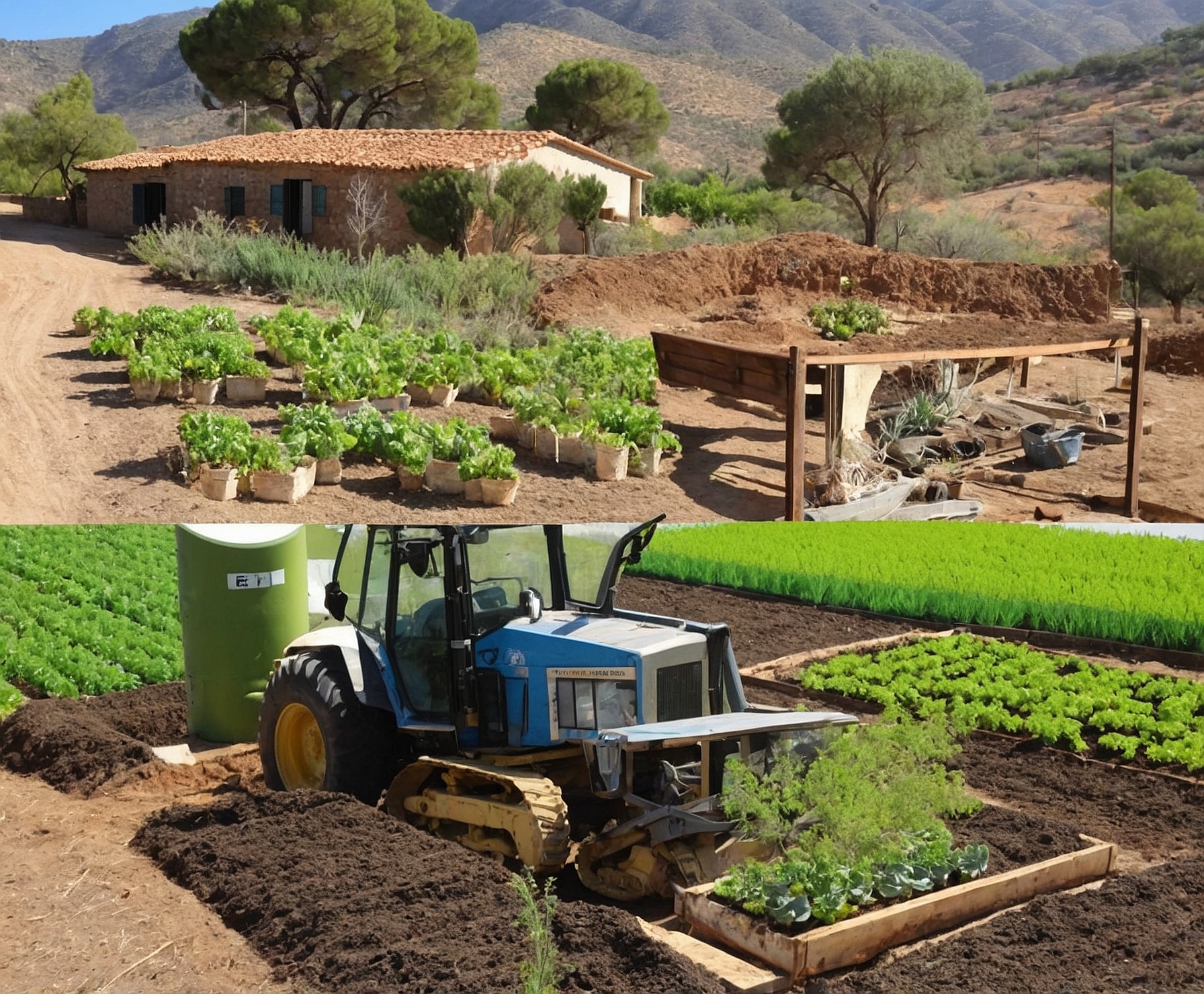 Transformación de finca con permacultura sostenible